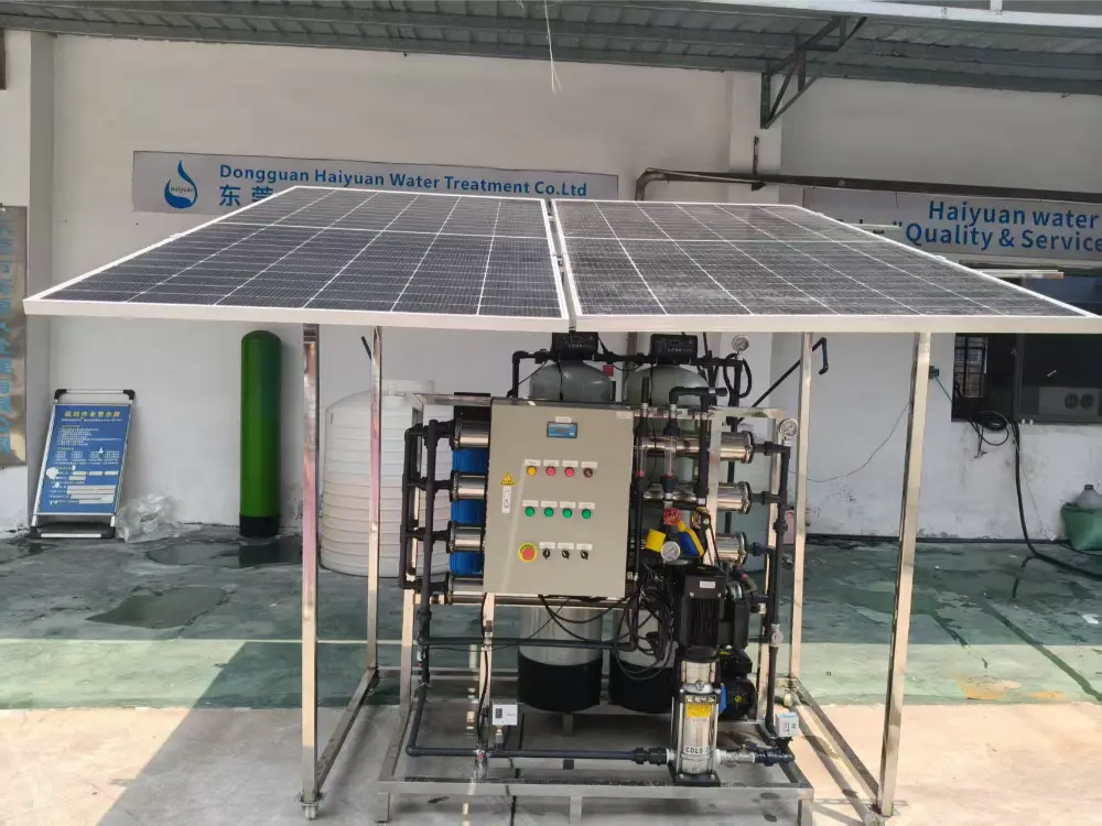 sistema solar de osmosis inversa 1TPH